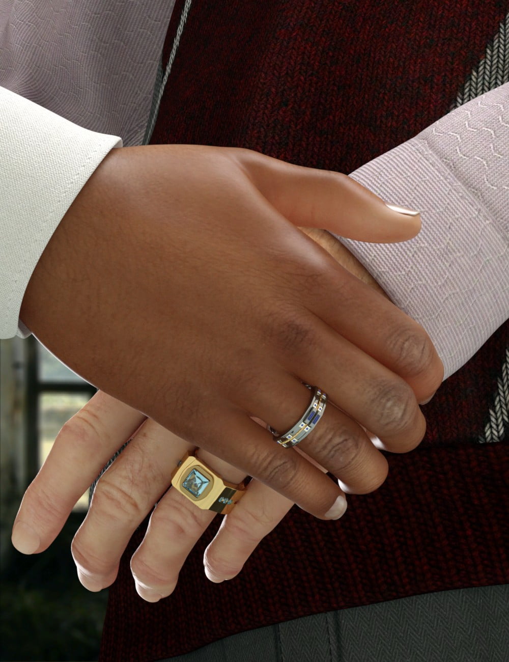 Gorgeous Rings for Genesis 8 Male(s)