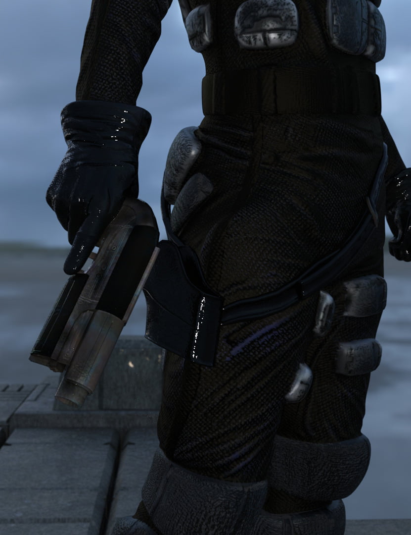 ArtDev DarkVoid Exploration Unit Gun And Holster