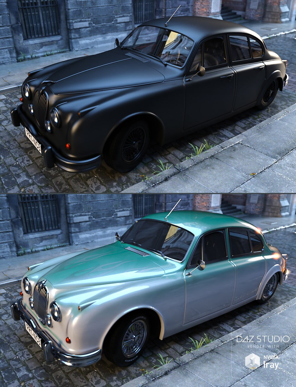 Limousine Prince Showcar Iray