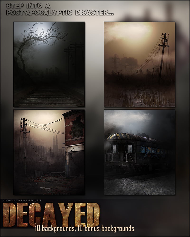 Decayed Backgrounds