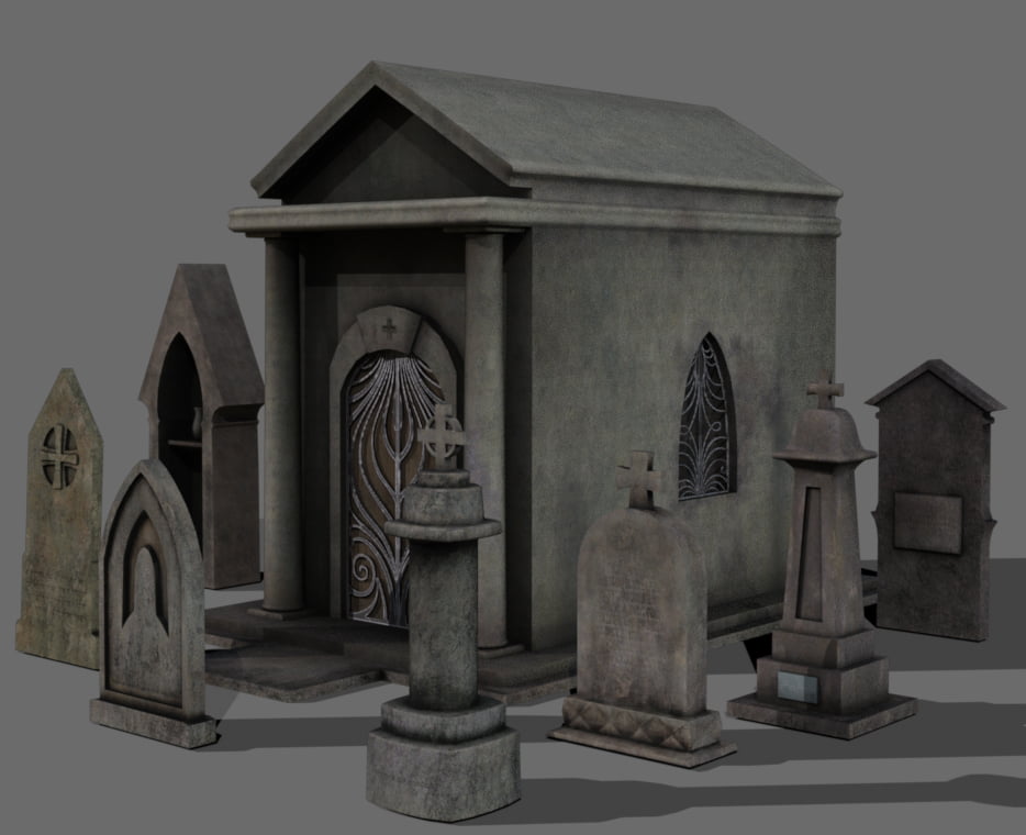 Forgotten Cemetery for Daz Studio