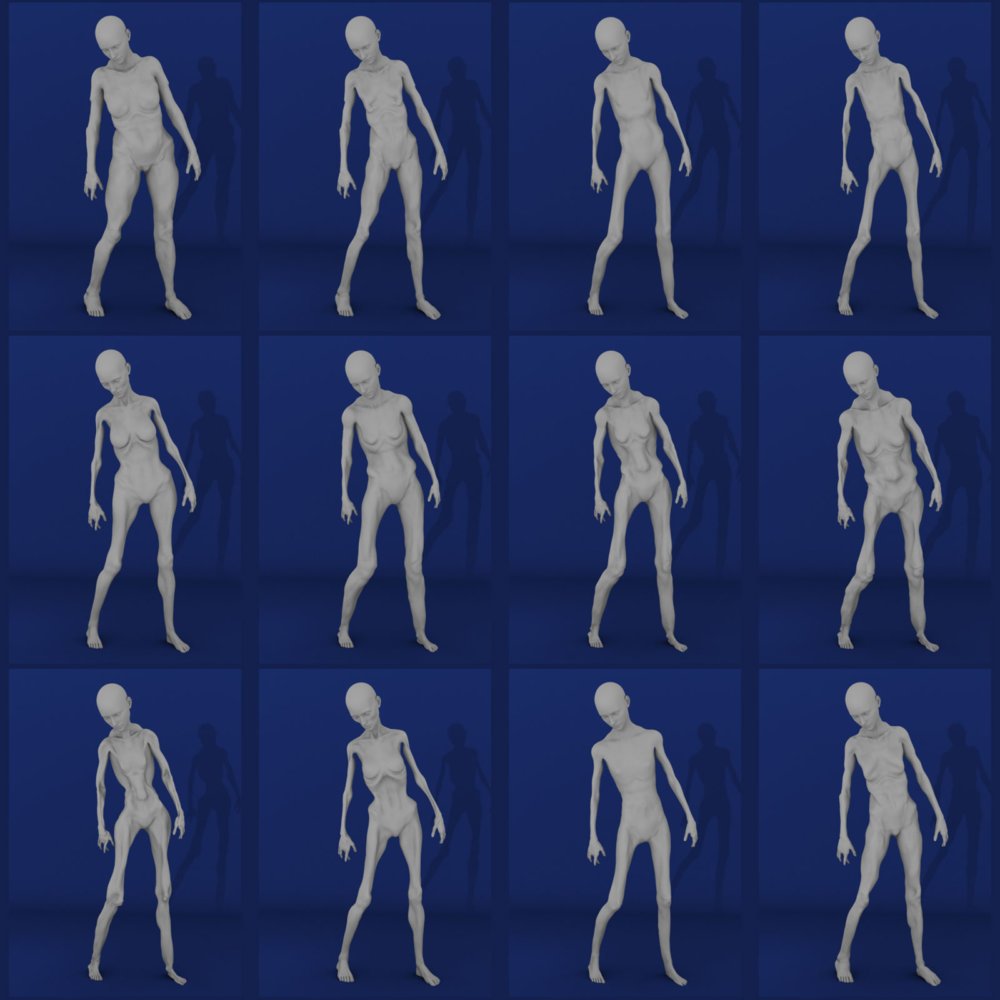 Zombie Morphs for Genesis 8 Female