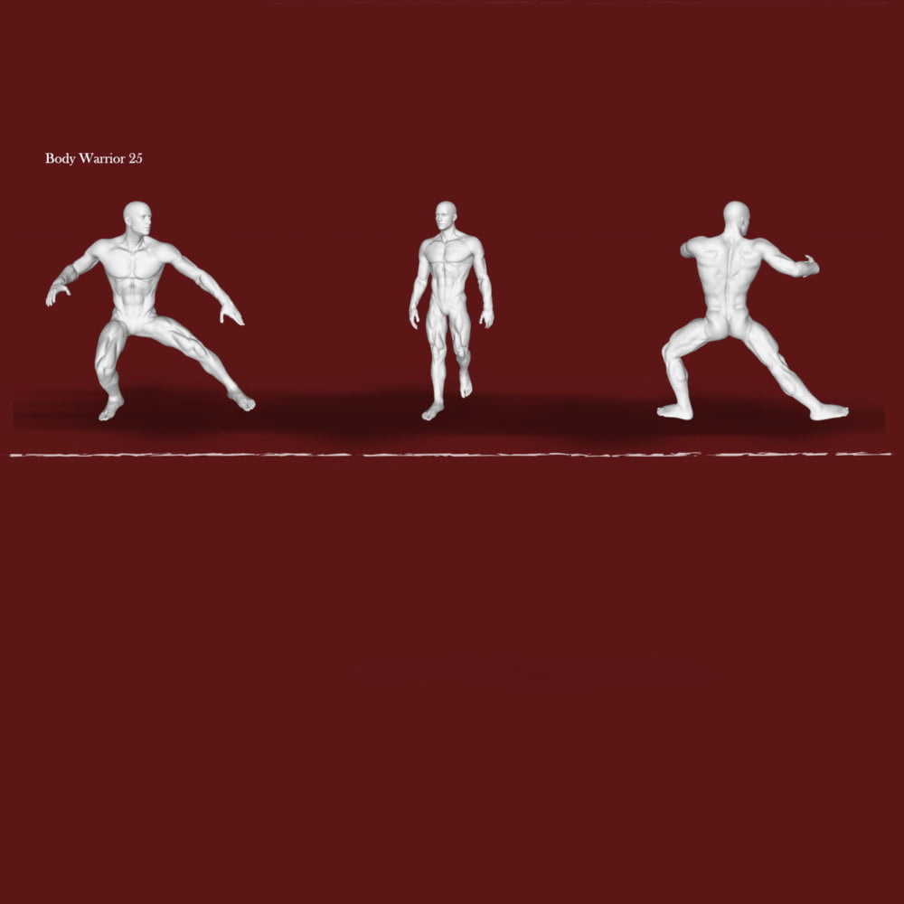 Warrior Body Morphs for Genesis 8 Male