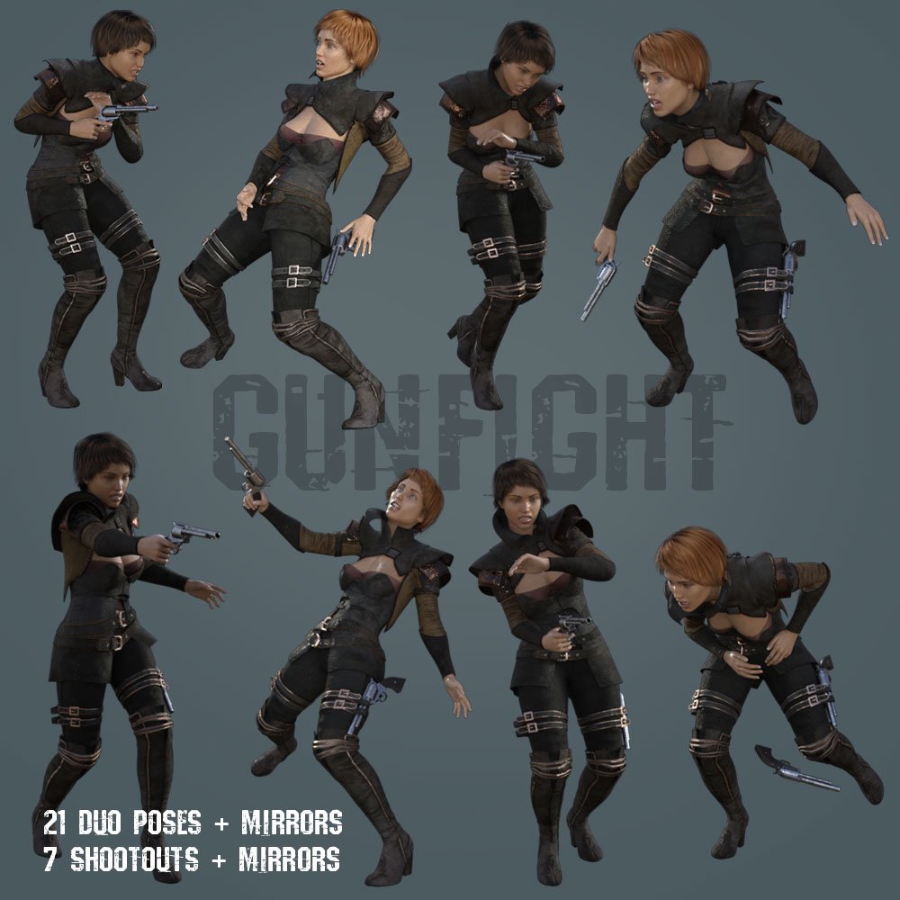 GUNFIGHT for Genesis 8 Female