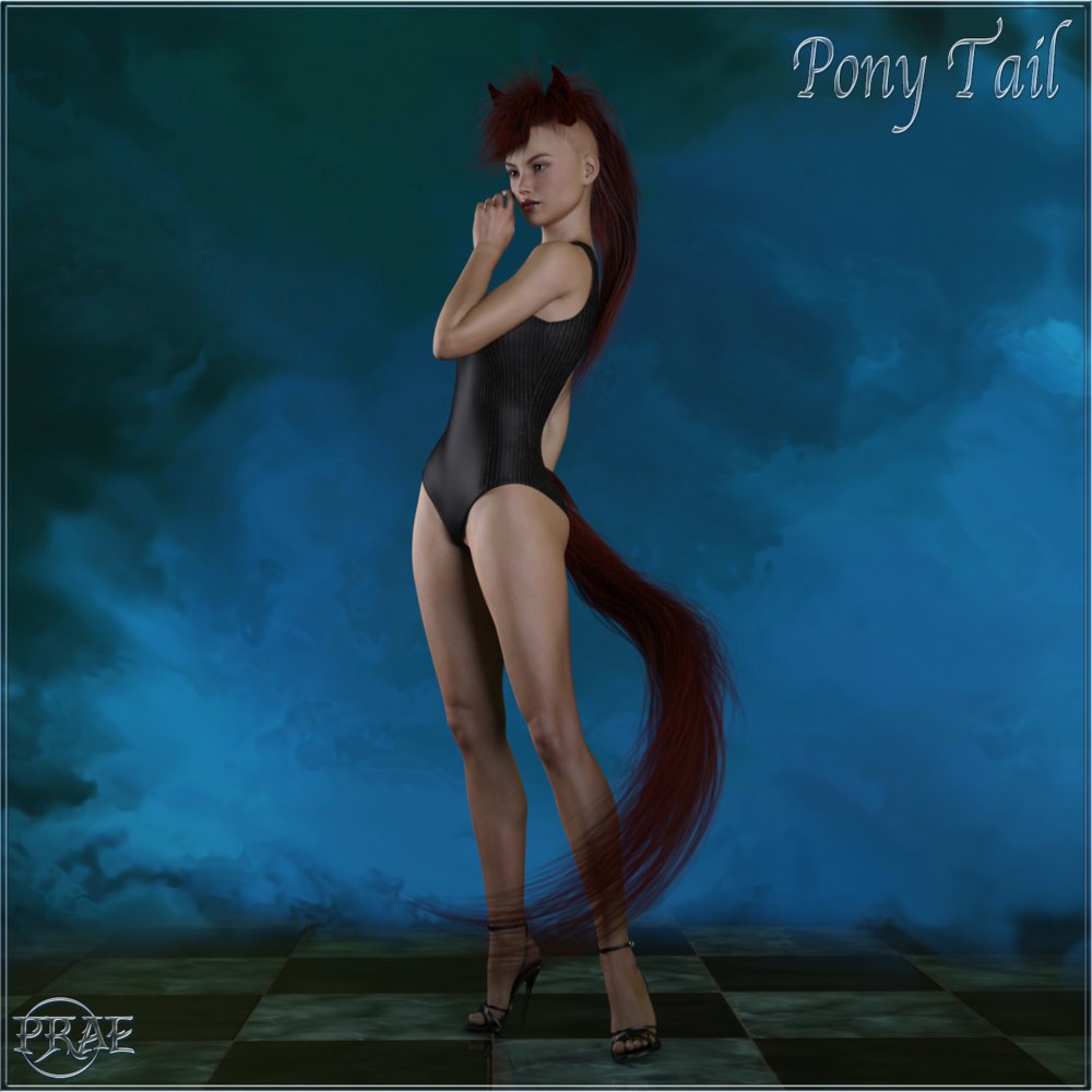 Prae Pony Tail Hair G3/G8 Male/Female