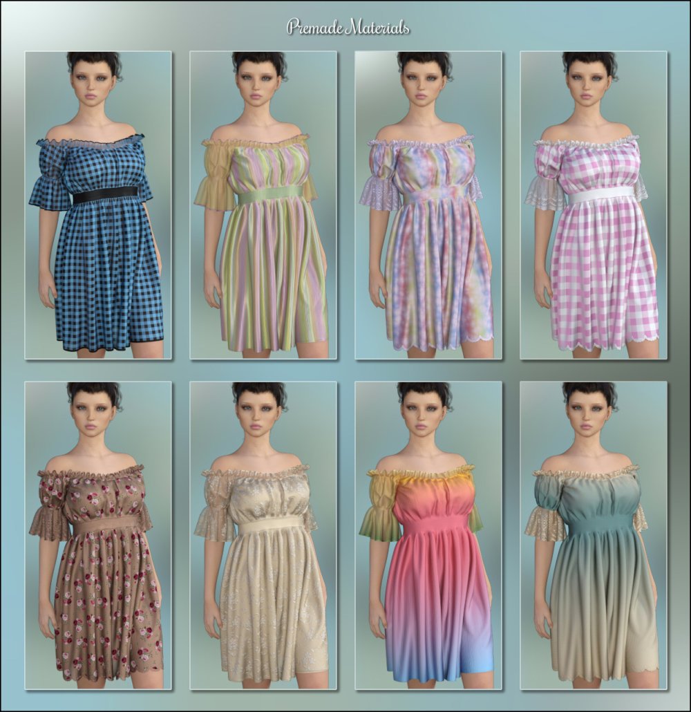 dForce - Little Darling Dress for G8F