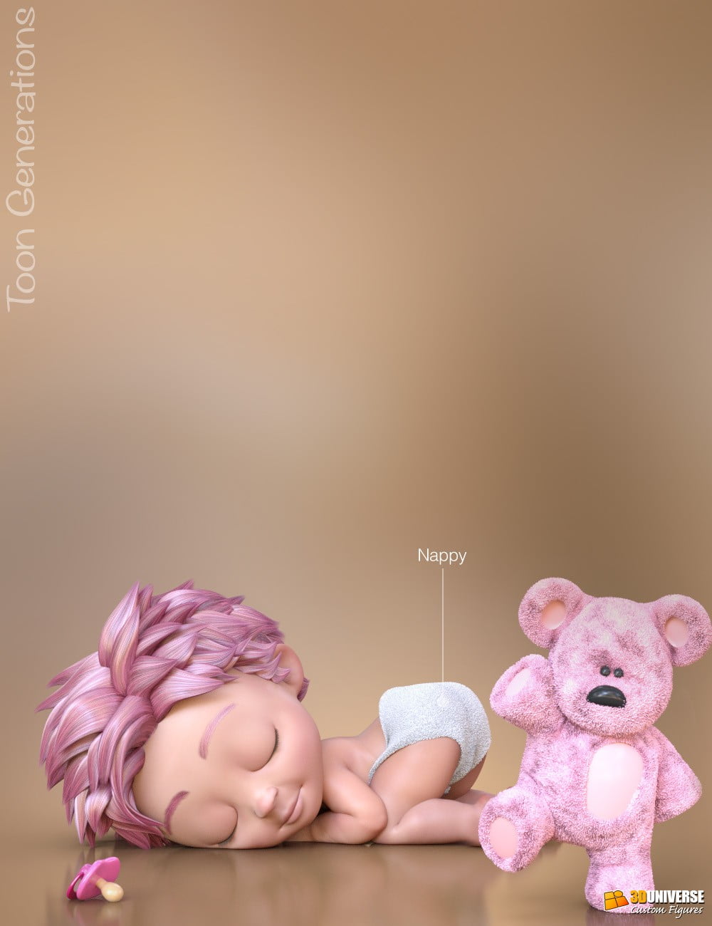 Toon Generations dForce Clothing for Genesis 8 Female(s)