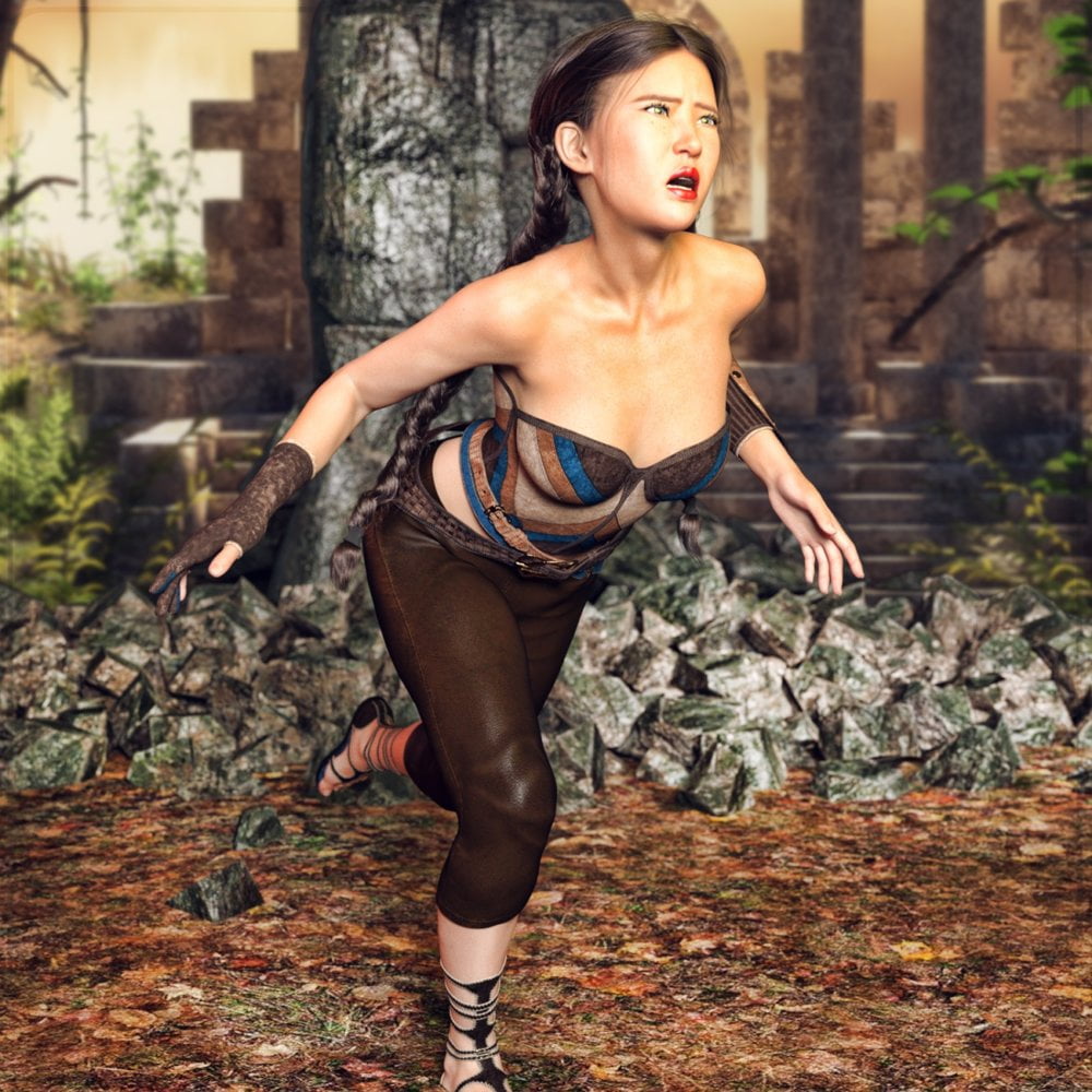 Z The Fearless One - Poses and Expressions for Mei Lin 8 and Genesis 8 Female