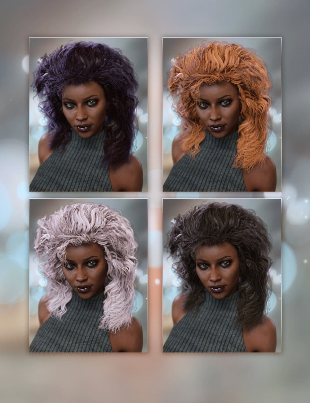Heart Breaker Hair for Genesis 3 Female(s)