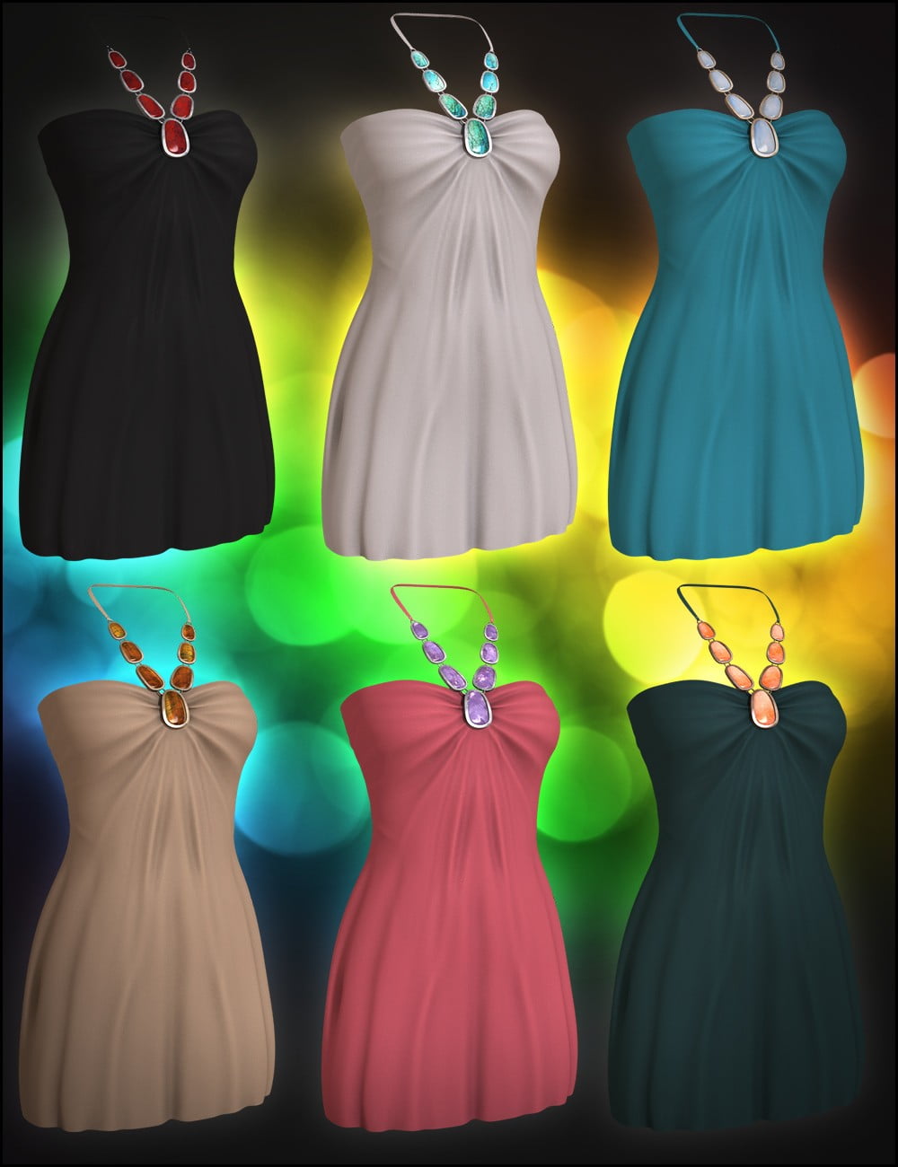 Belleza Dress for Genesis 3 Female(s)