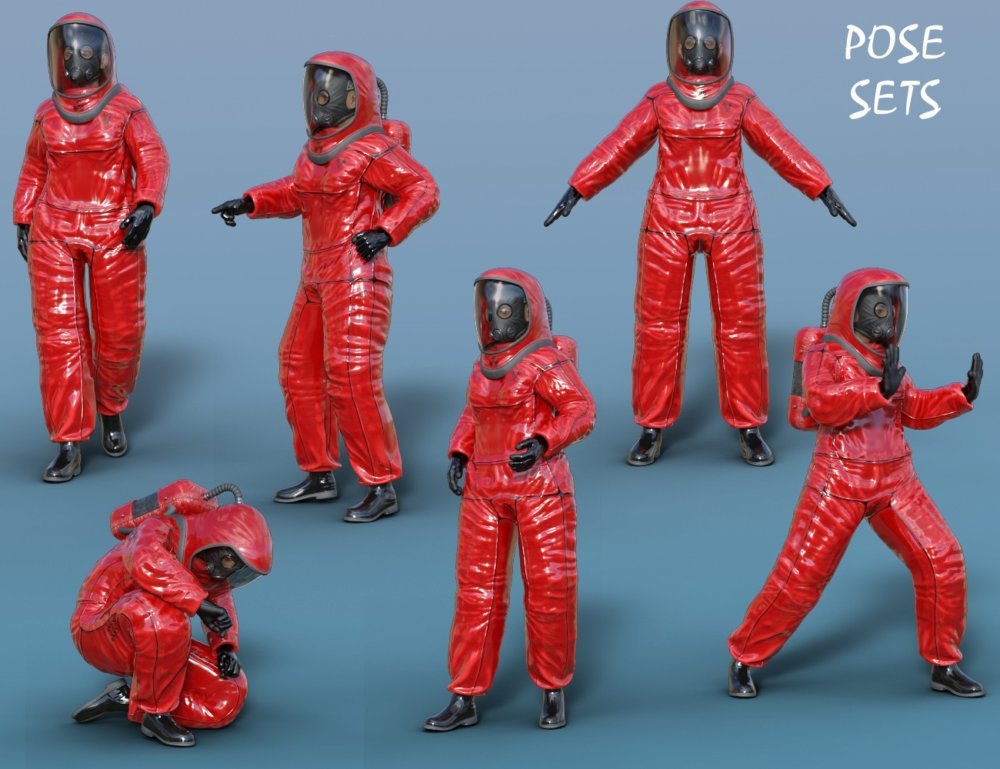 BioHazard Suit for Genesis 8 Female(s)