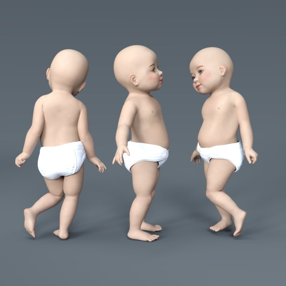 Baby 3d model