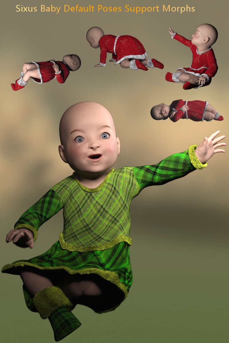 Lil Santa Dress for Sixus1 The Baby G8F