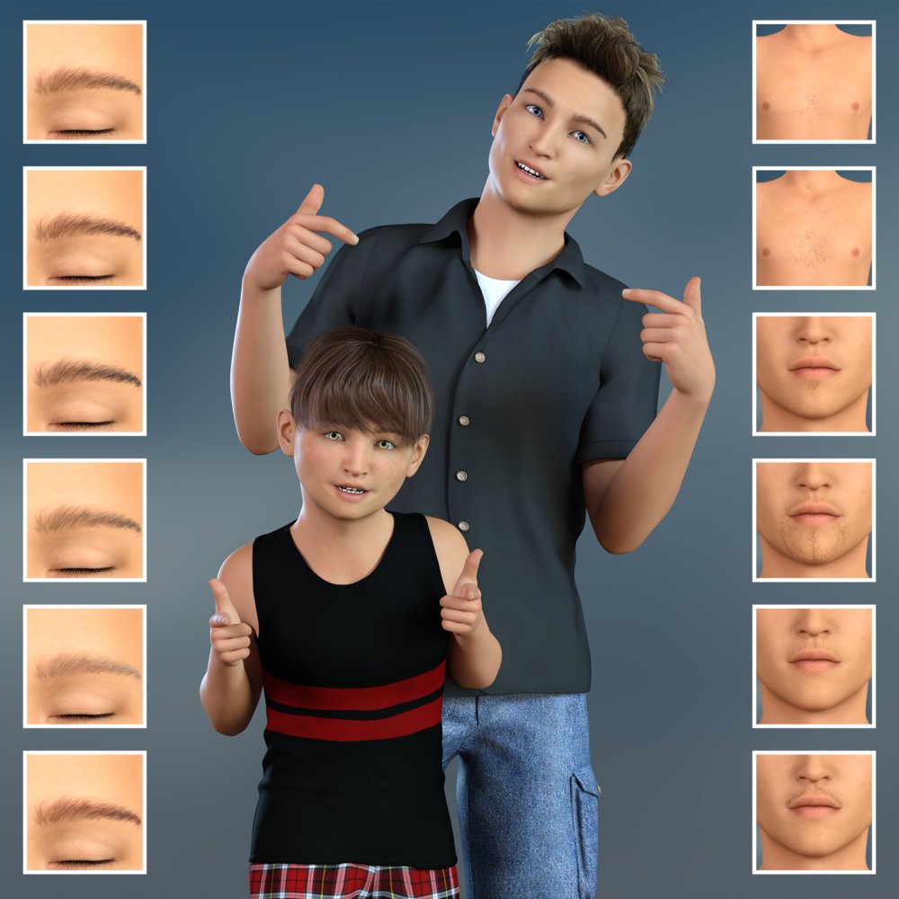 Lil Jay for Genesis 3 Males