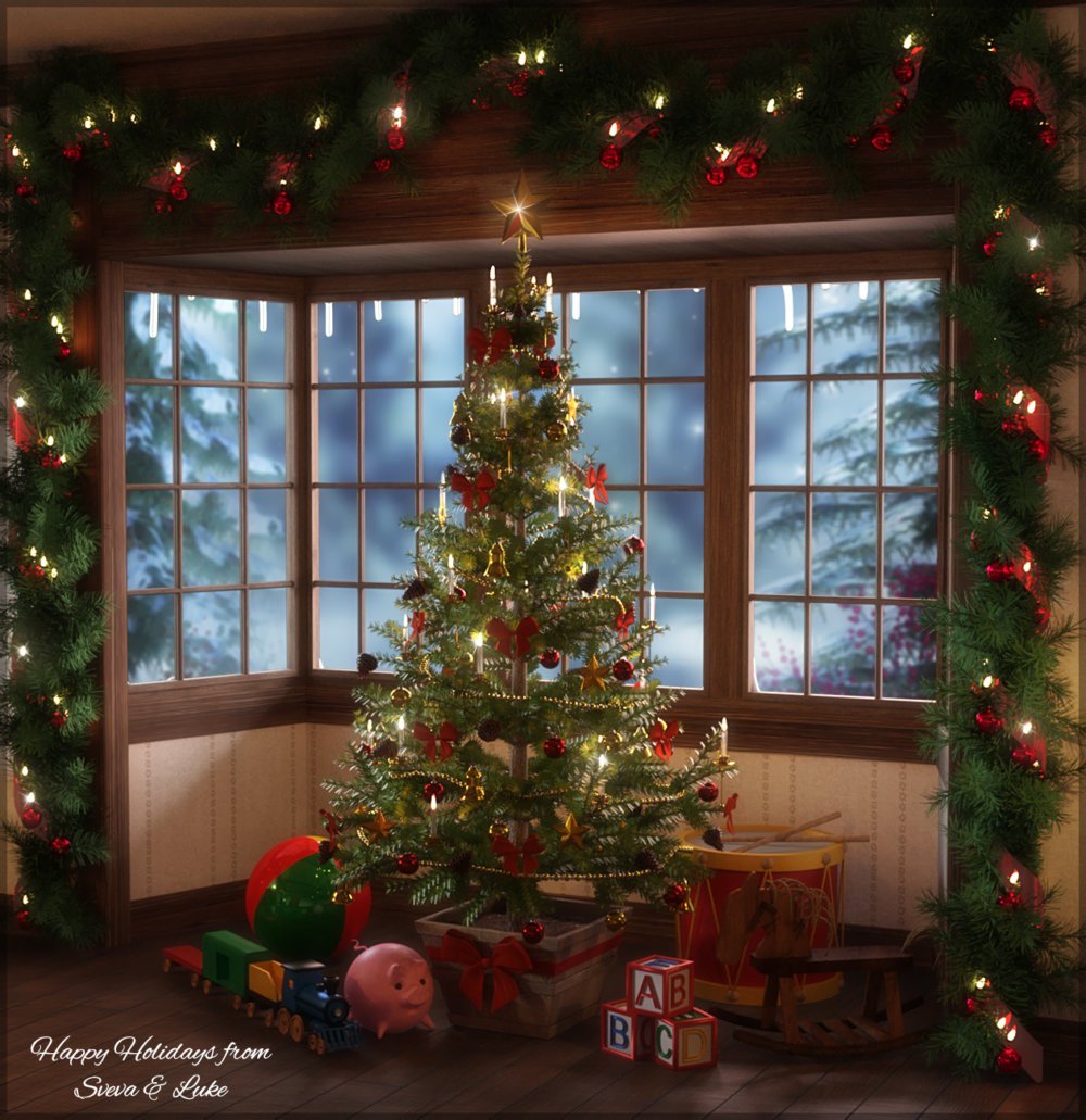 Toy Store Window and Toys for DS and Poser