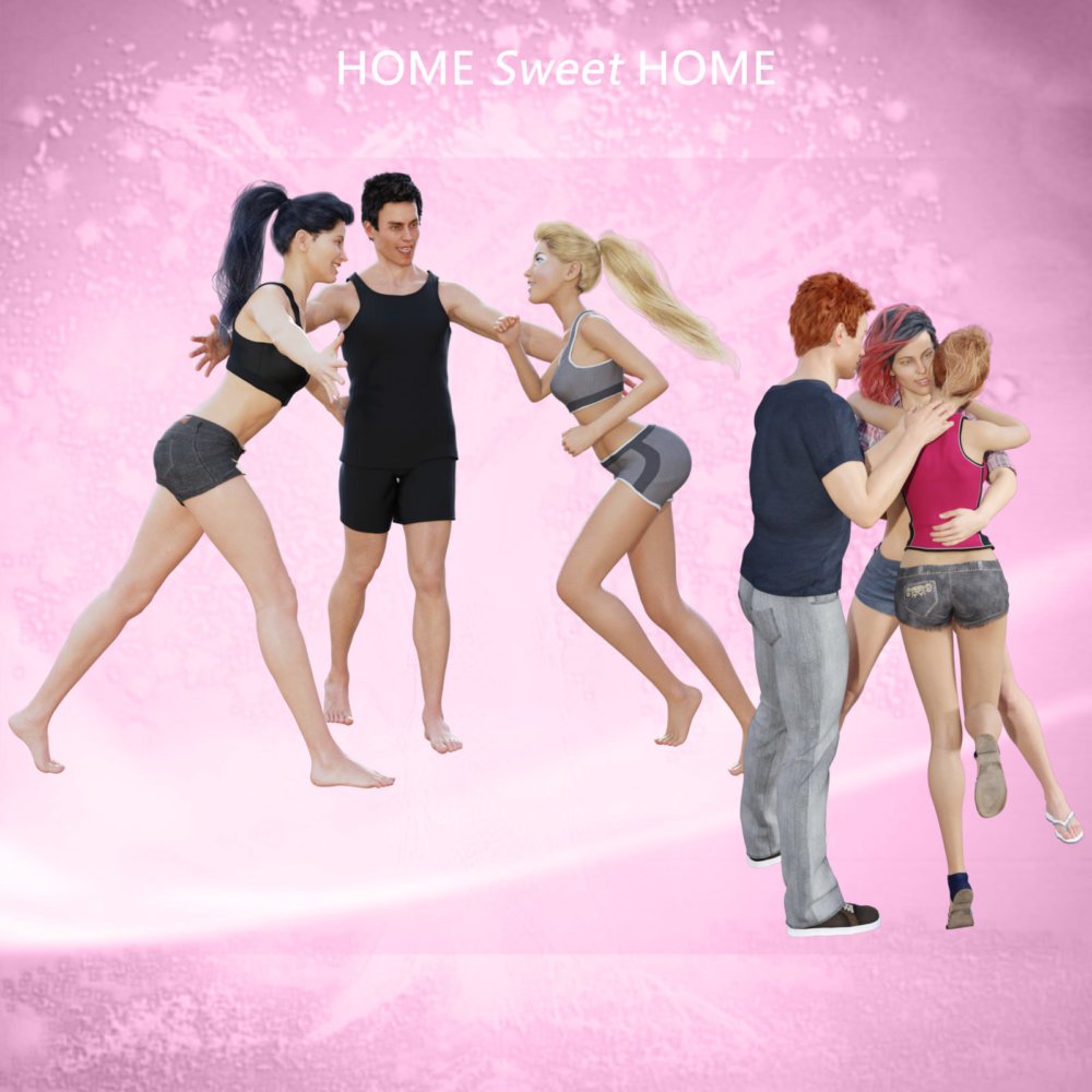 Home Sweet Home Poses for Genesis 8