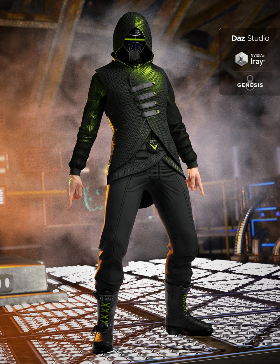 Male Assassin Outfit 1 - Character Creator/outfit