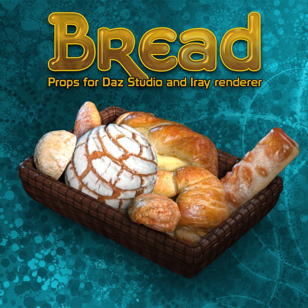 Exnem Bread for Daz Studio and Iray