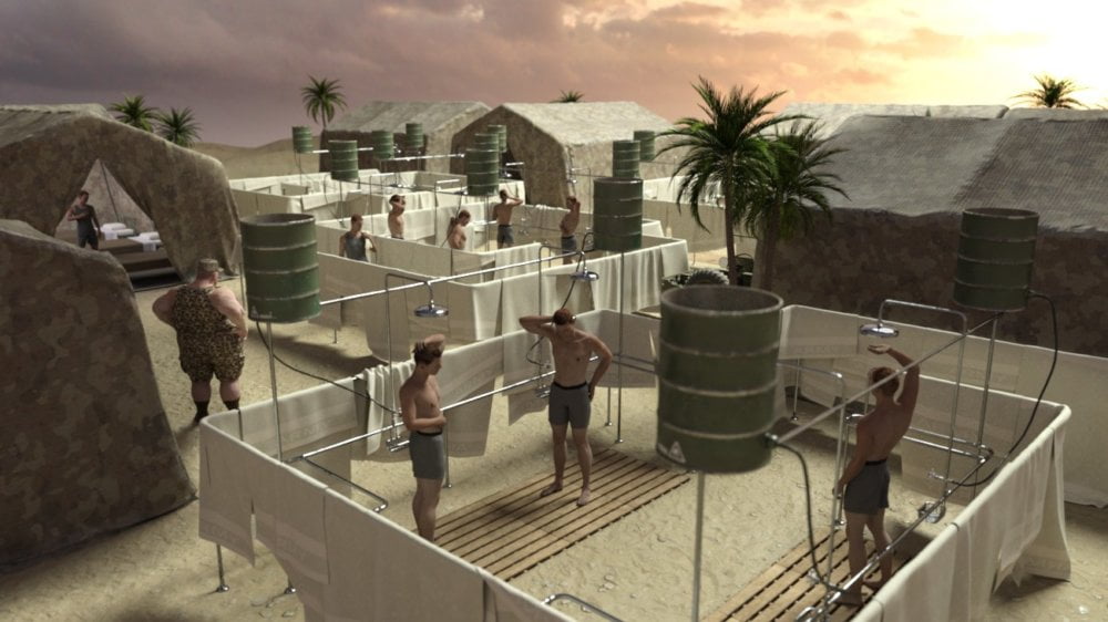 Forward Operating Base Shower Facility