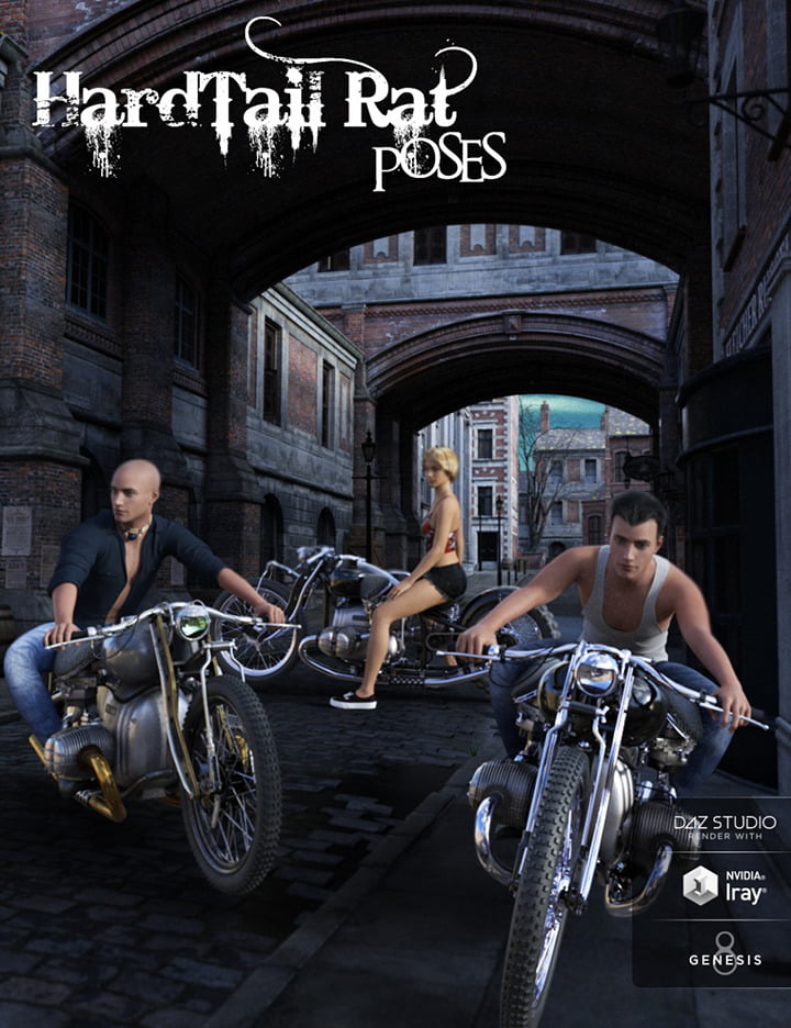 HardTail Rat Poses for Genesis 8