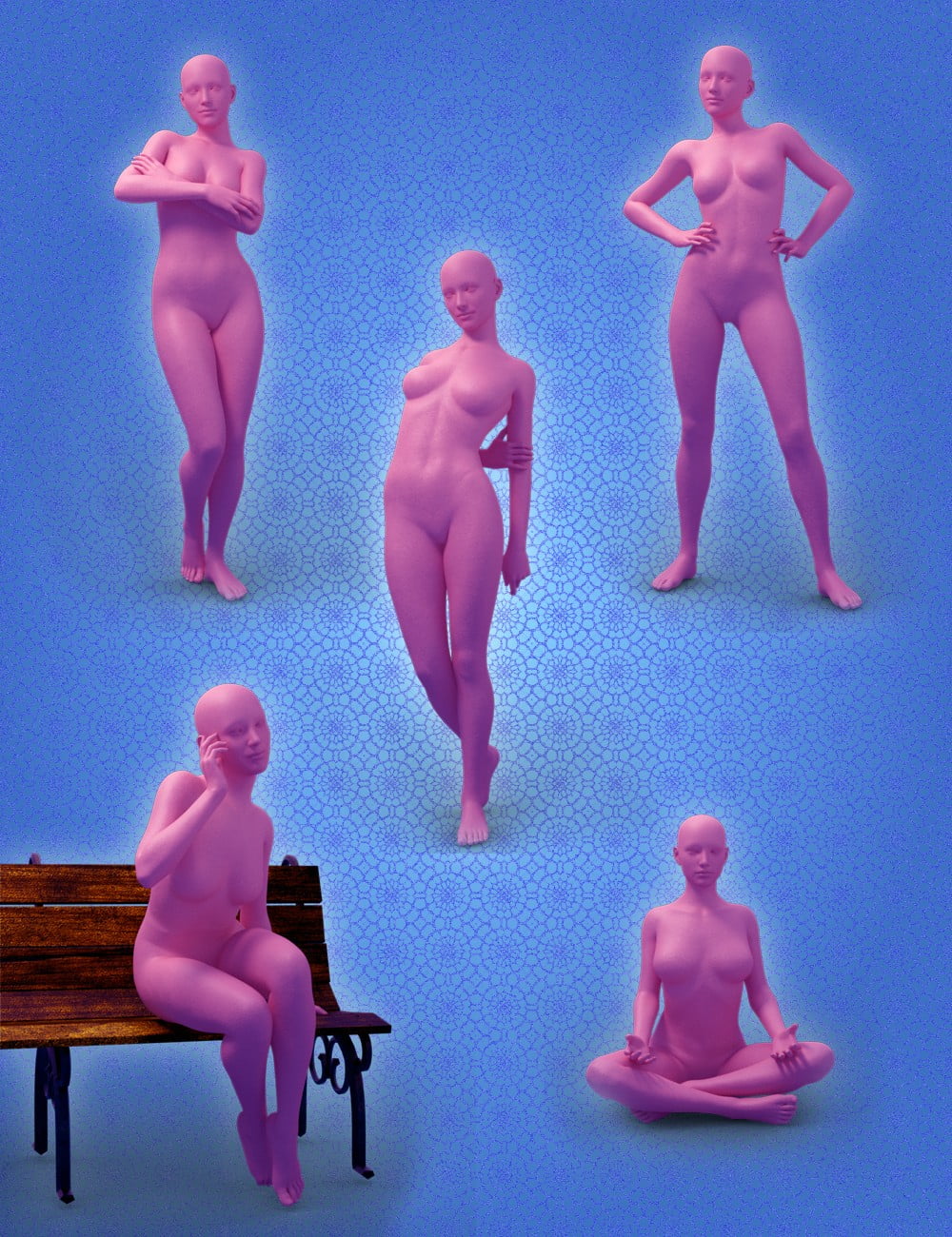 Posapalooza Poses for Genesis 8 Female(s)