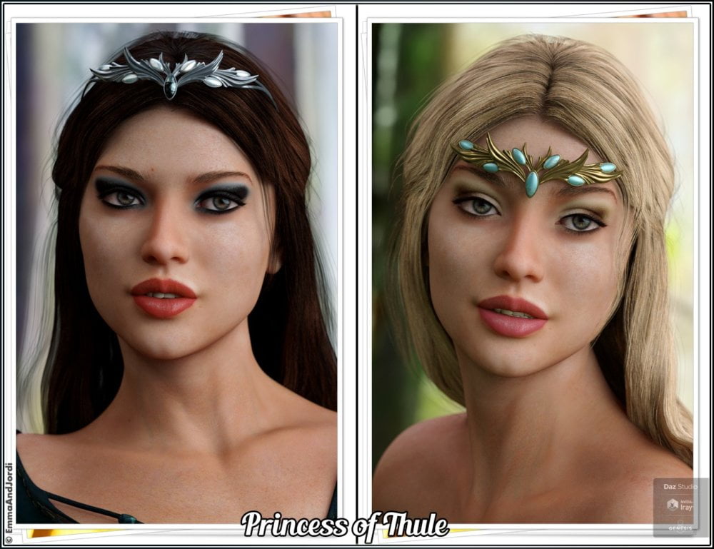 EJ Tiara Collection for Genesis 8 Female(s)