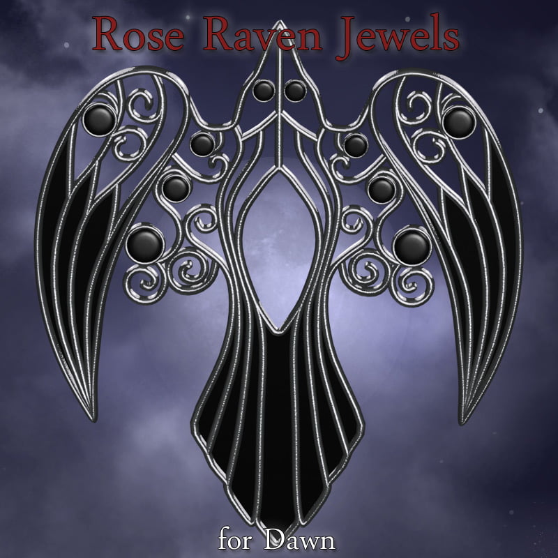 Rose Raven Jewels for Dawn