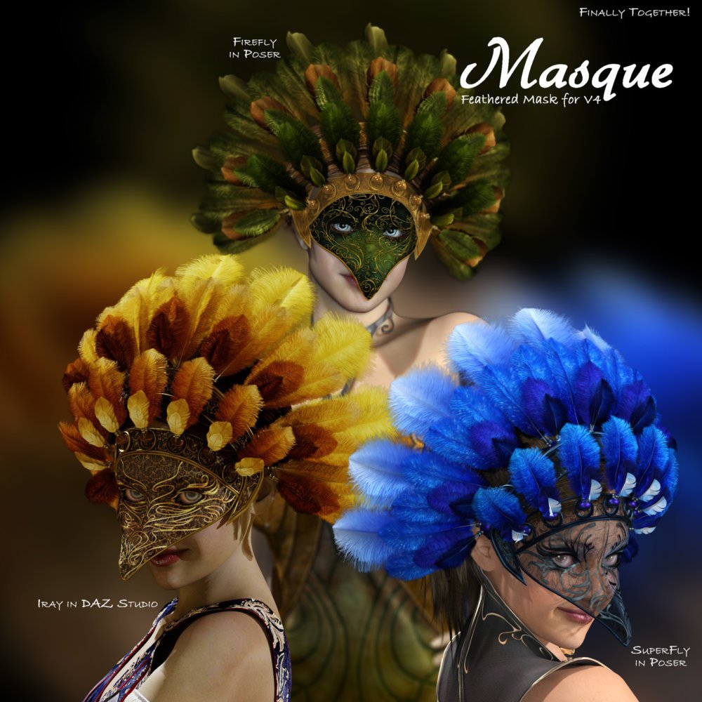 Masque: Feathered Mask for V4