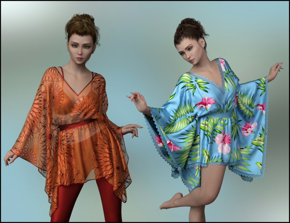 dForce - Short Kaftan for G8F