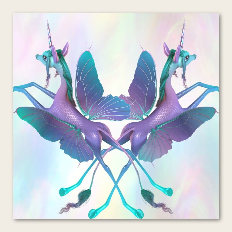 Fairytale Wings for the Unicorn for DAZ Studio