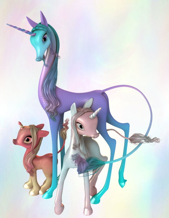 Fairytale Unicorn Baby for DAZ Studio