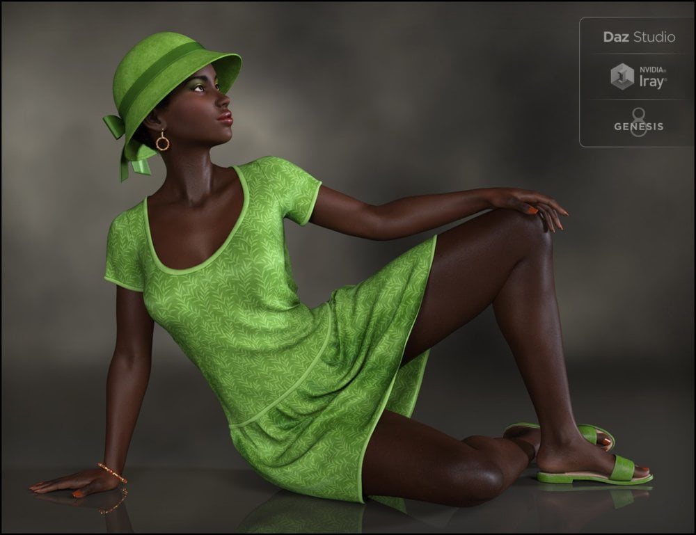dForce Spring Fun Outfit for Genesis 8 Female(s)
