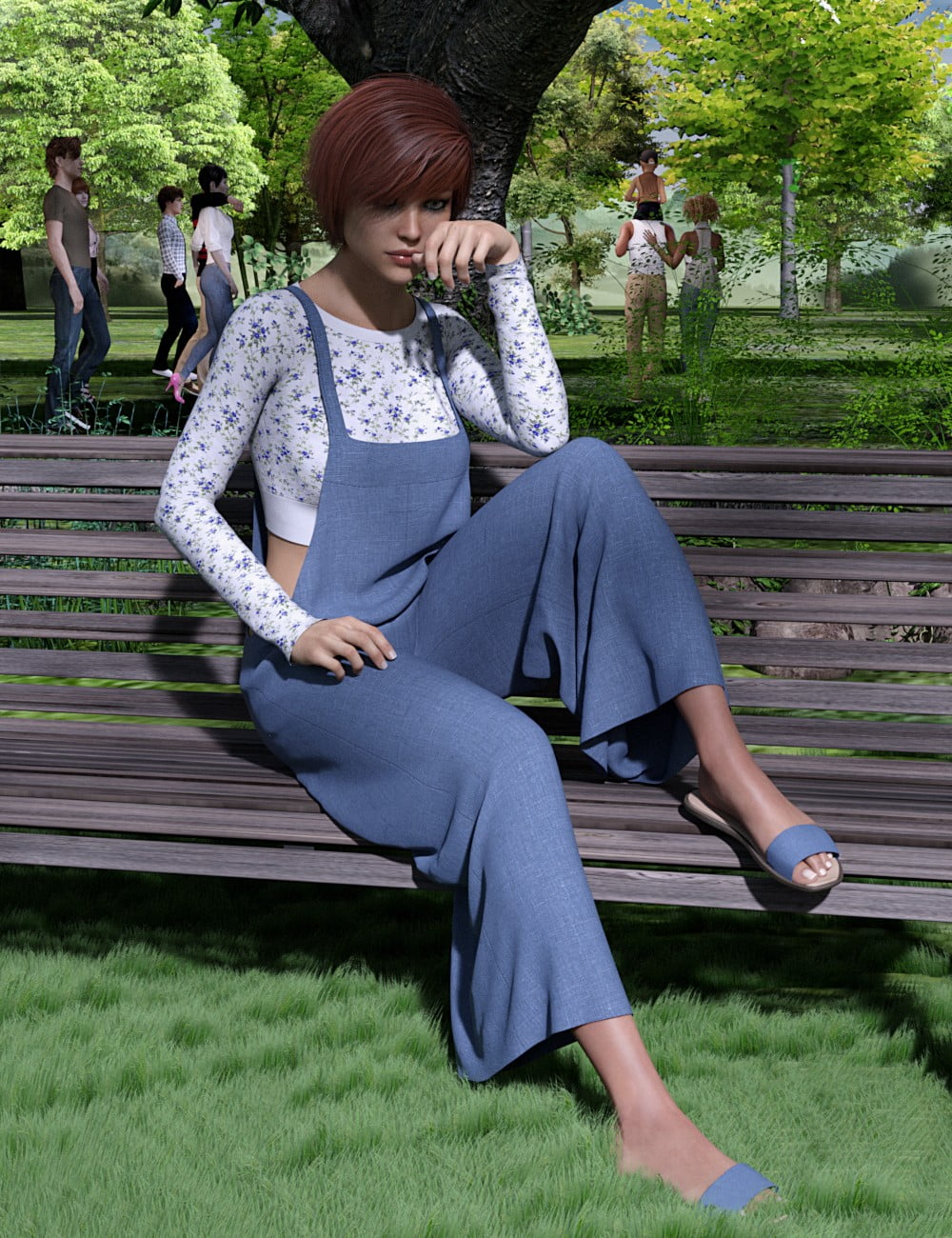 dForce Trendy Comfort Outfit for Genesis 8 Female(s)