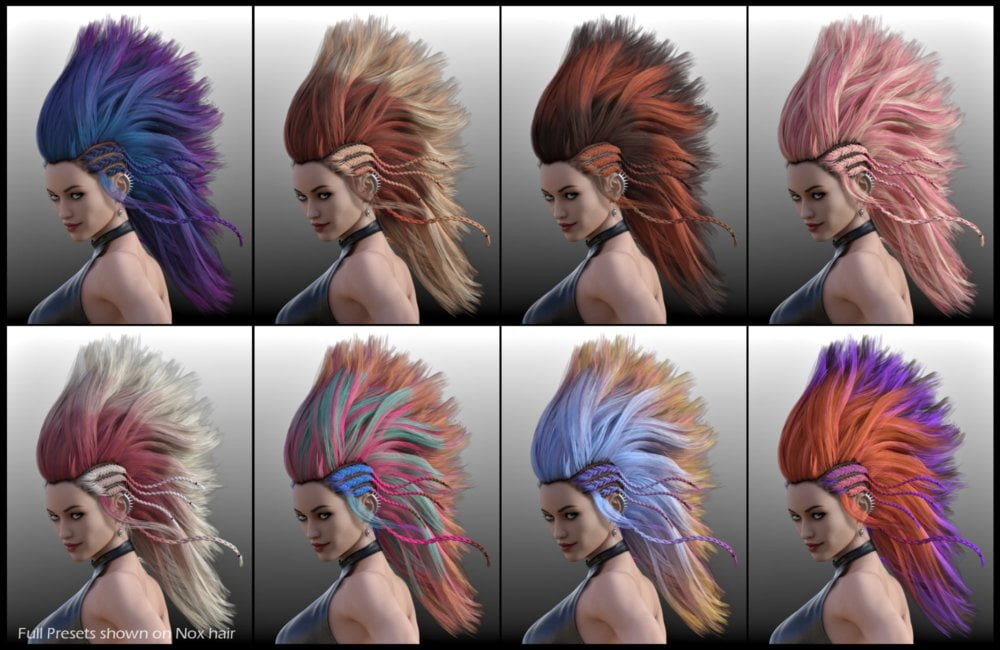IDG Iray Selectable Hair Color Shader