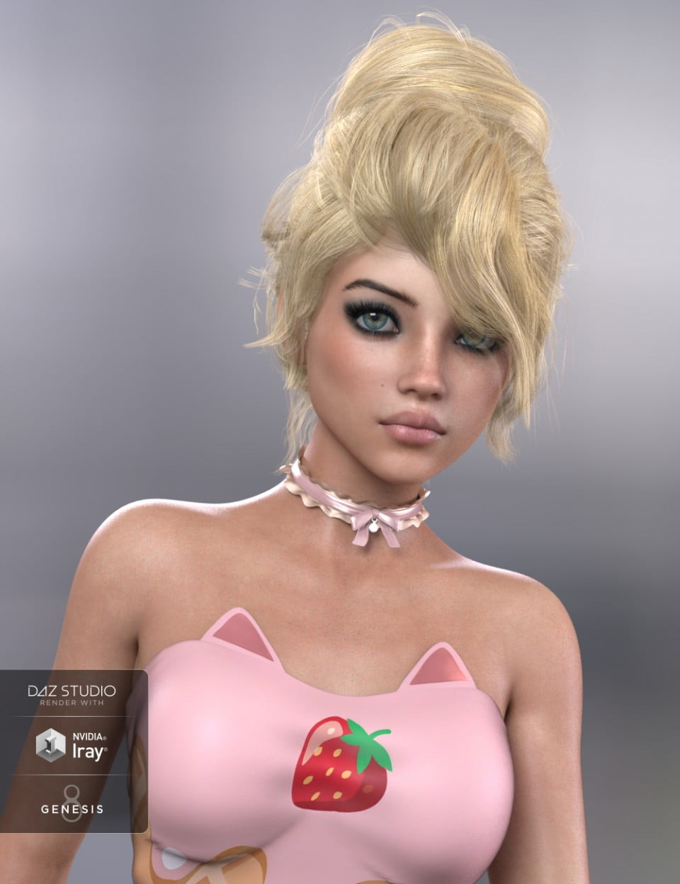 Pina Hair for Genesis 3 and 8 Female(s)