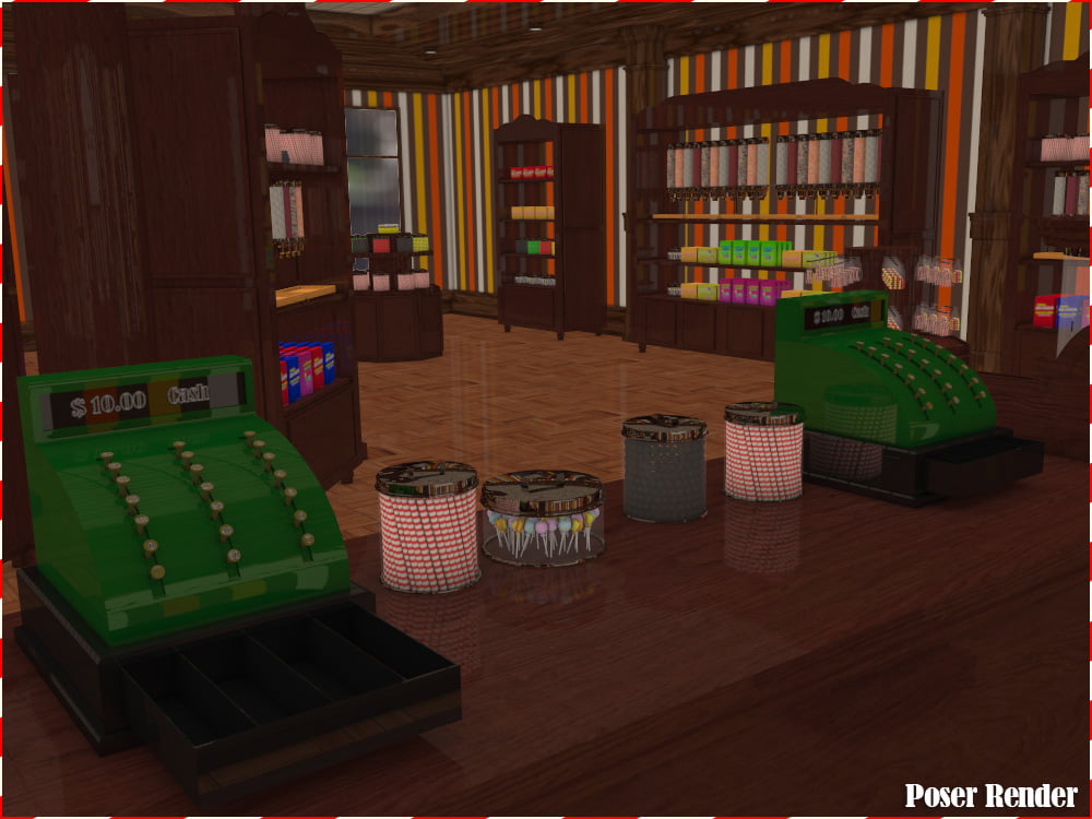 Candy Store Interior