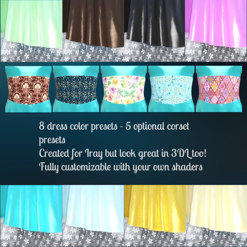 a93 - dForce Princess Dress G8F