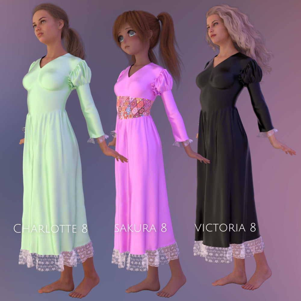 a93 - dForce Princess Dress G8F