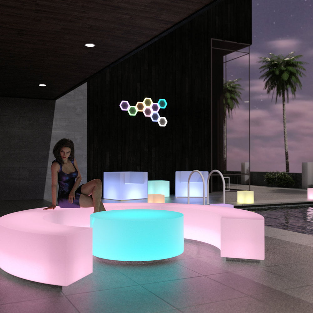 Night lights: Lighted furniture for Daz Studio Iray