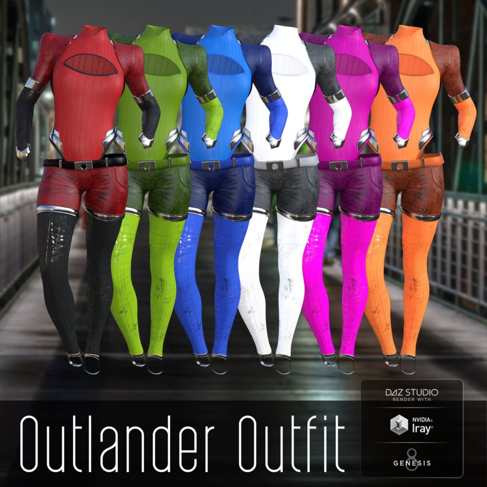 Outlander Outfit for Genesis 8