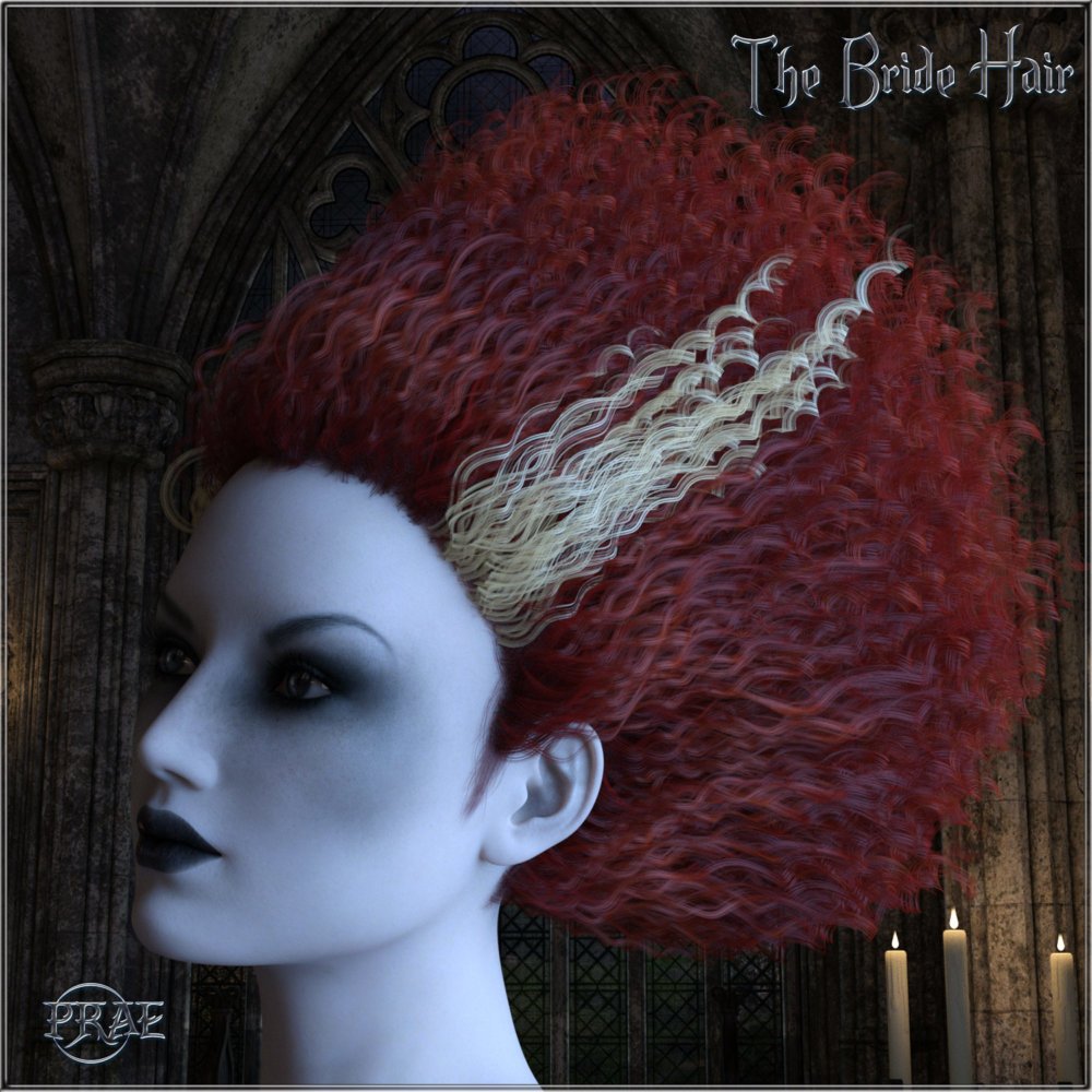 Prae-The Bride Hair G3/G8 Daz