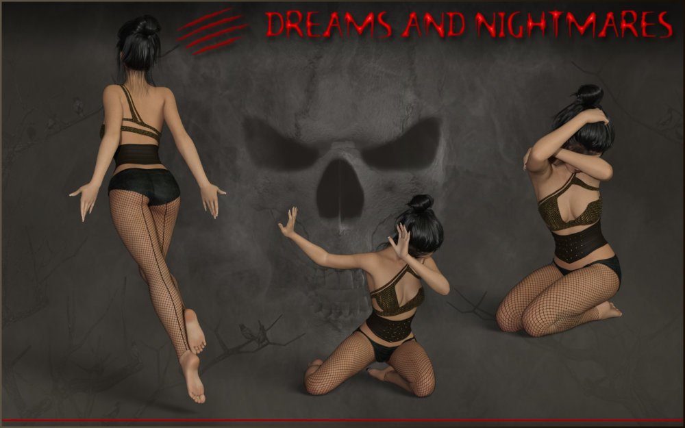 Dreams and Nightmares – Backgrounds and poses for G 3 and 8 F