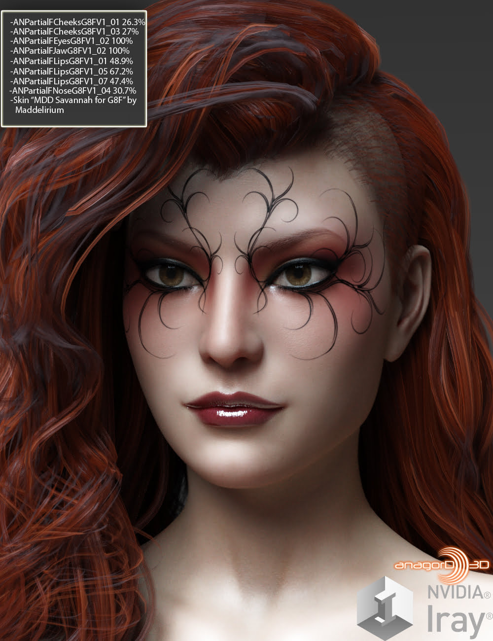 Partial Face Morphs G8F Vol 1