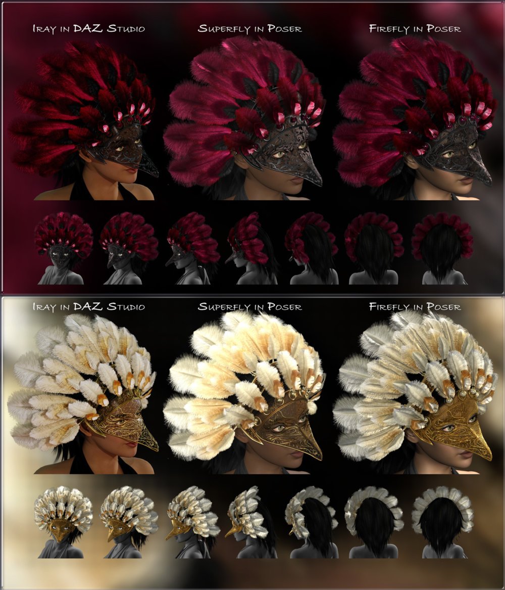 Masque: Feathered Mask for V4