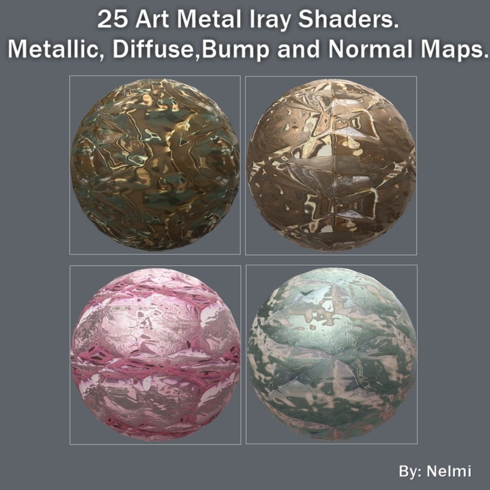 Art Metal Iray Shaders