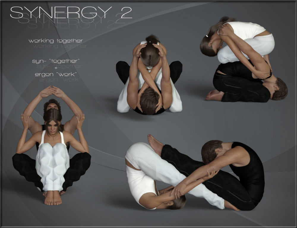 Synergy 2 - Poses for G3F-G8F