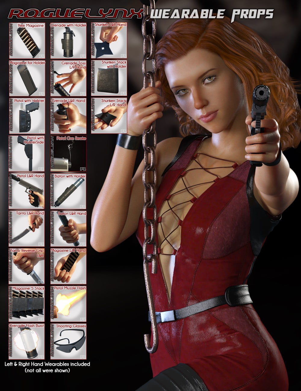 Rogue Lynx Outfit for Genesis 8 Female(s)