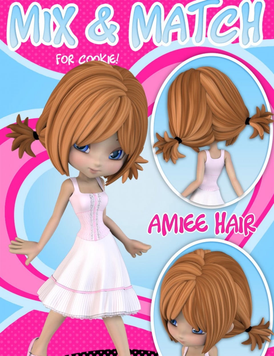 Cookie Mix and Match: Amiee Hair