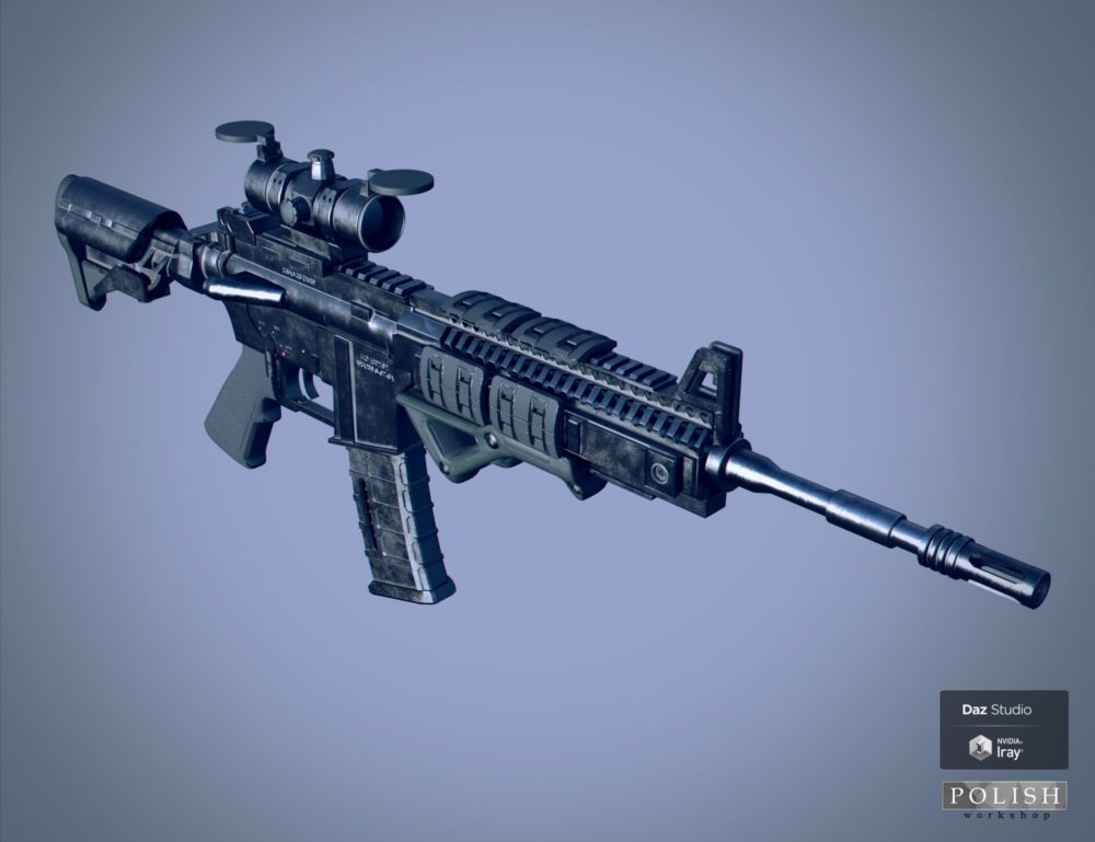 Military Tactical Weapons and Poses for Genesis 8