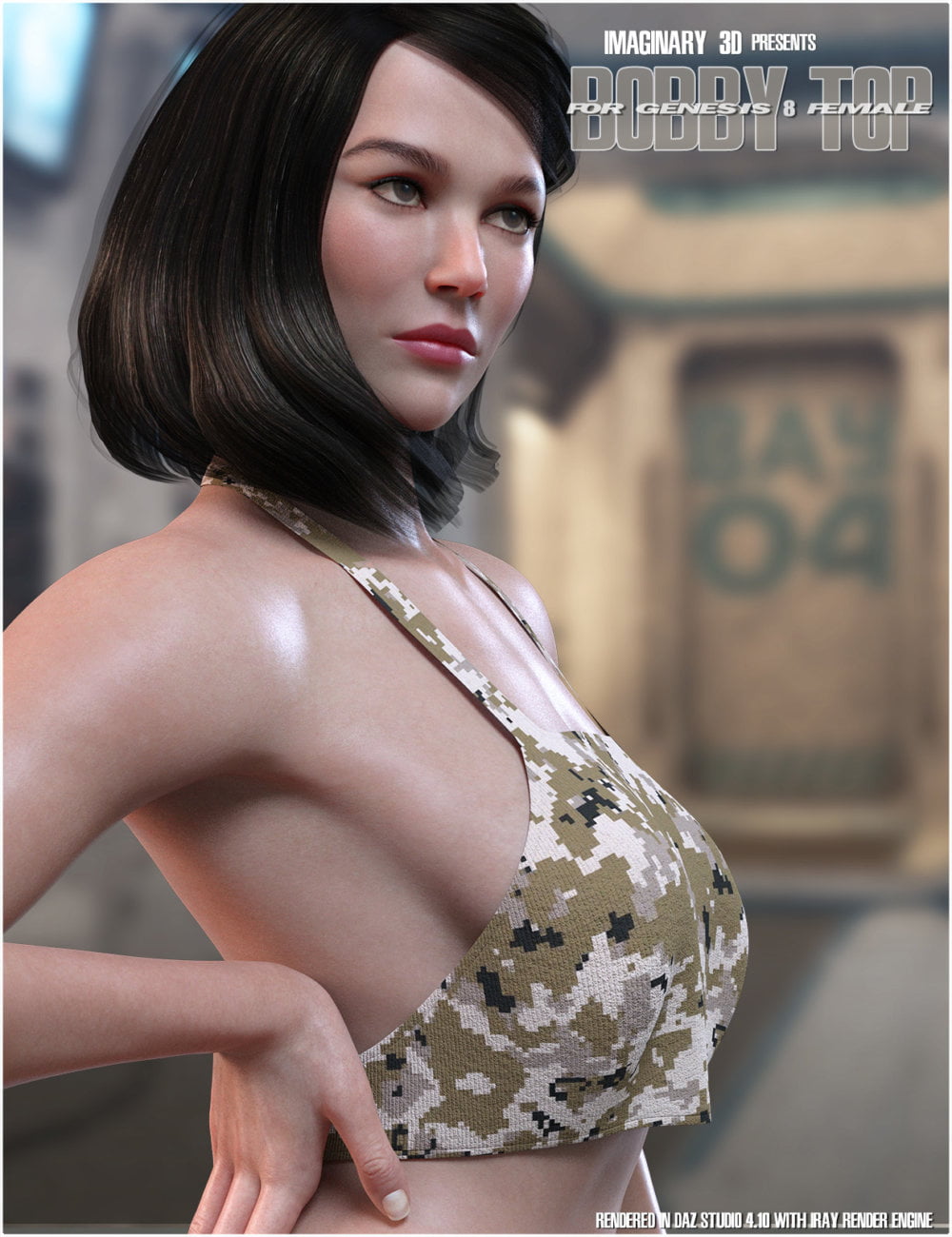 dForce Bobby Top for Genesis 8 Female